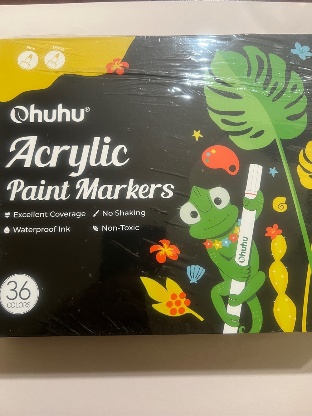 Kids Acrylic Paint Markers - Multi-Color (36 Colors)